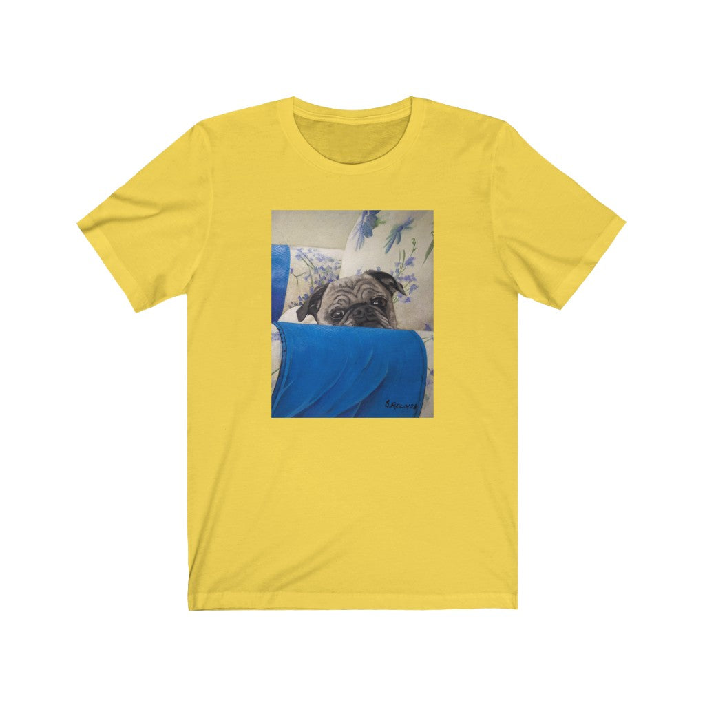 Custom T-Shirt (Armchair Pug)