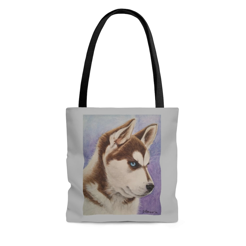 Custom Tote Bag (Huskie Pup)