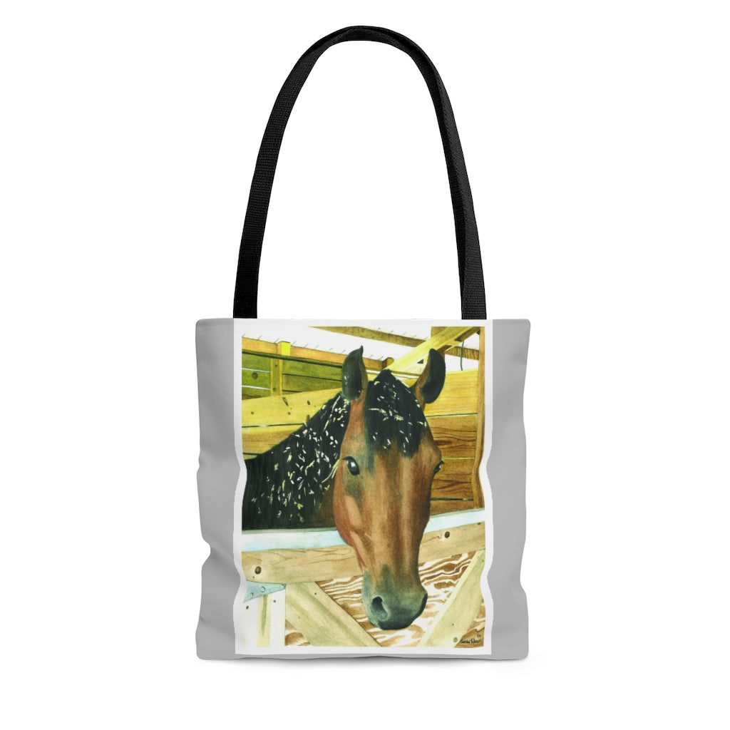 Custom Tote Bag (Cedar Chip Horse