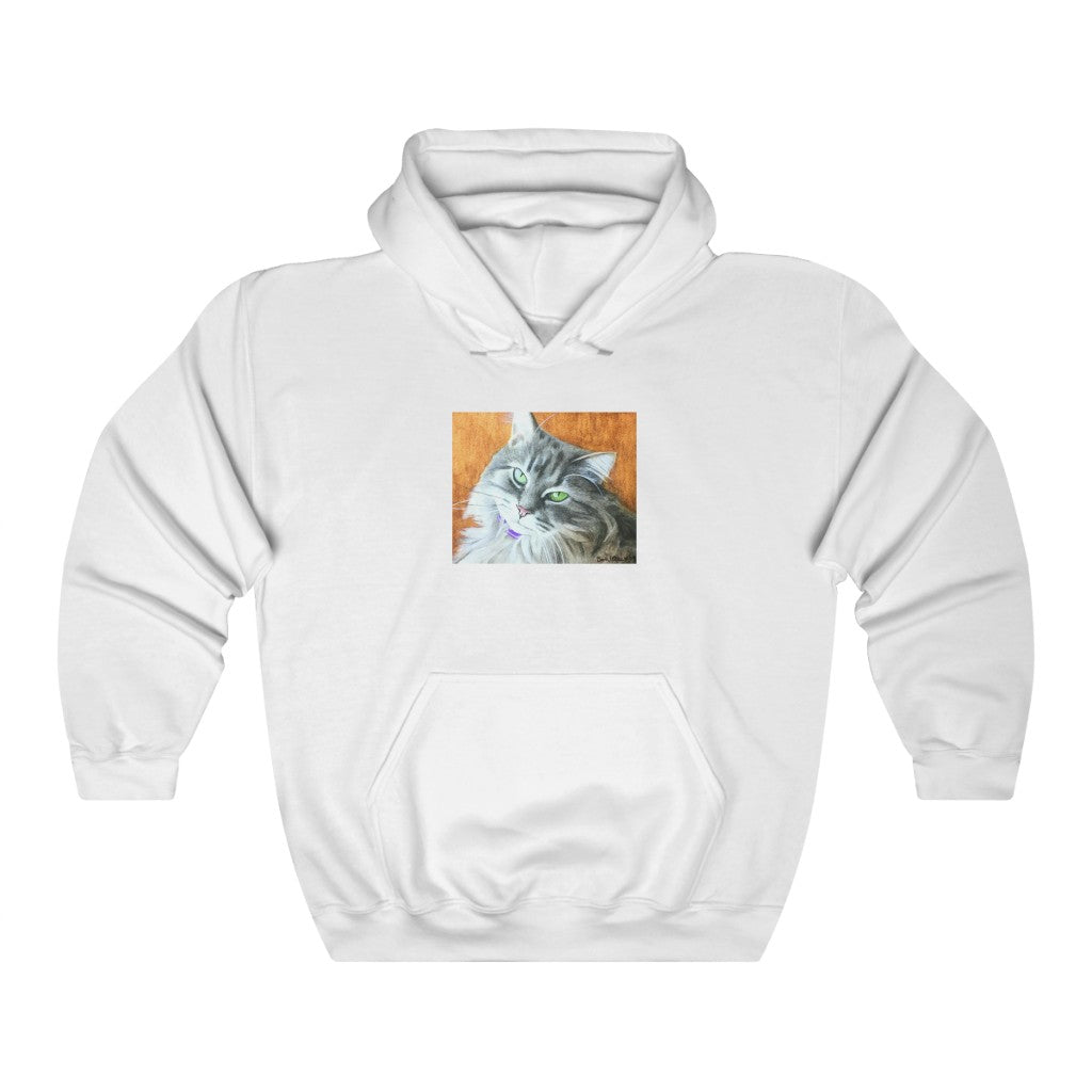 Custom Hoodie (Yellow-Back Cat)