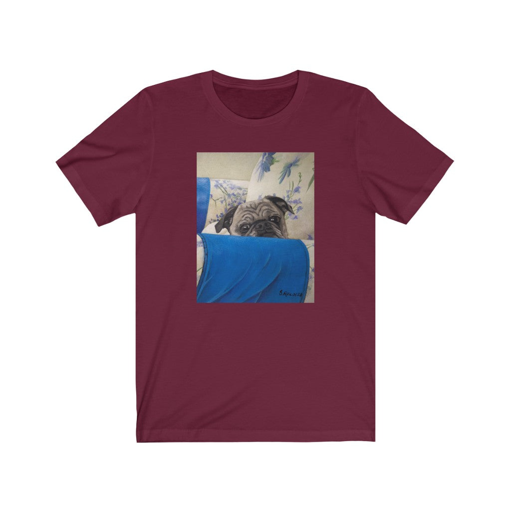 Custom T-Shirt (Armchair Pug)