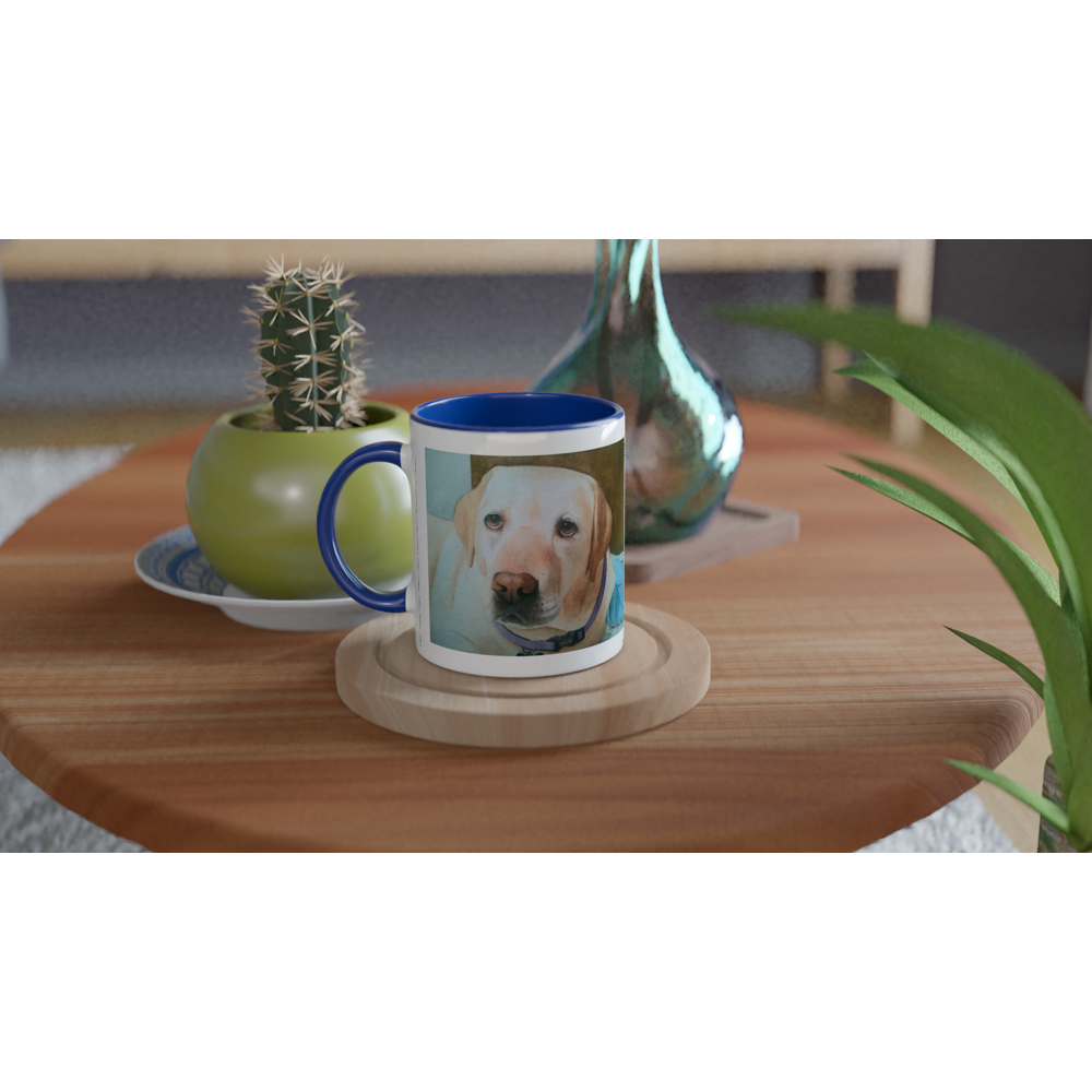 Custom Mug with Color Inside (LucyFace)