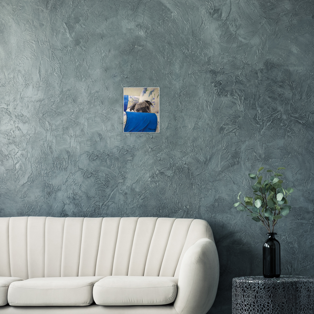 Premium Matte Print (Armchair Pug)