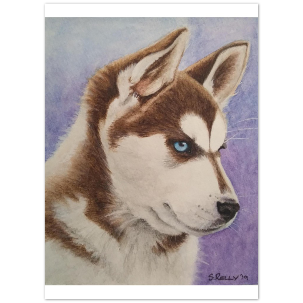 Premium Matte Print (HuskyPup)
