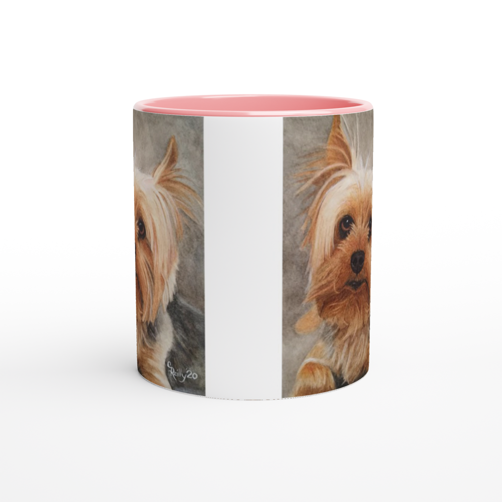 Custom Mug with Color Inside (YorkyFace)