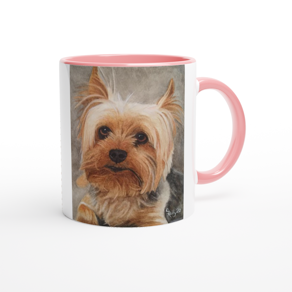 Custom Mug with Color Inside (YorkyFace)