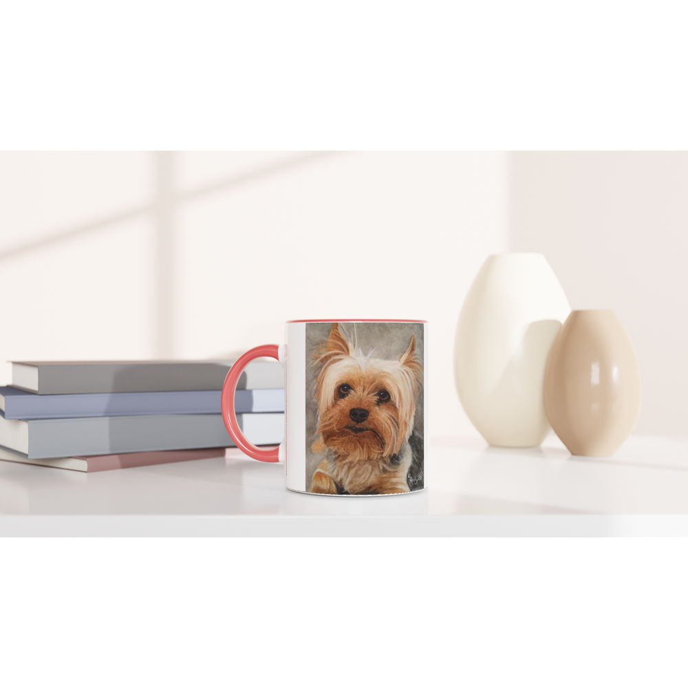 Custom Mug with Color Inside (YorkyFace)