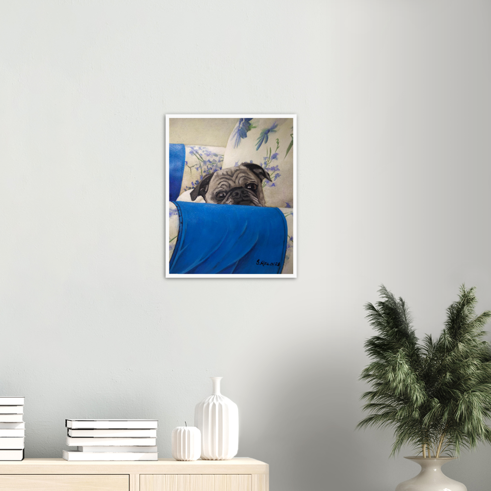 Premium Matte Print (Armchair Pug)