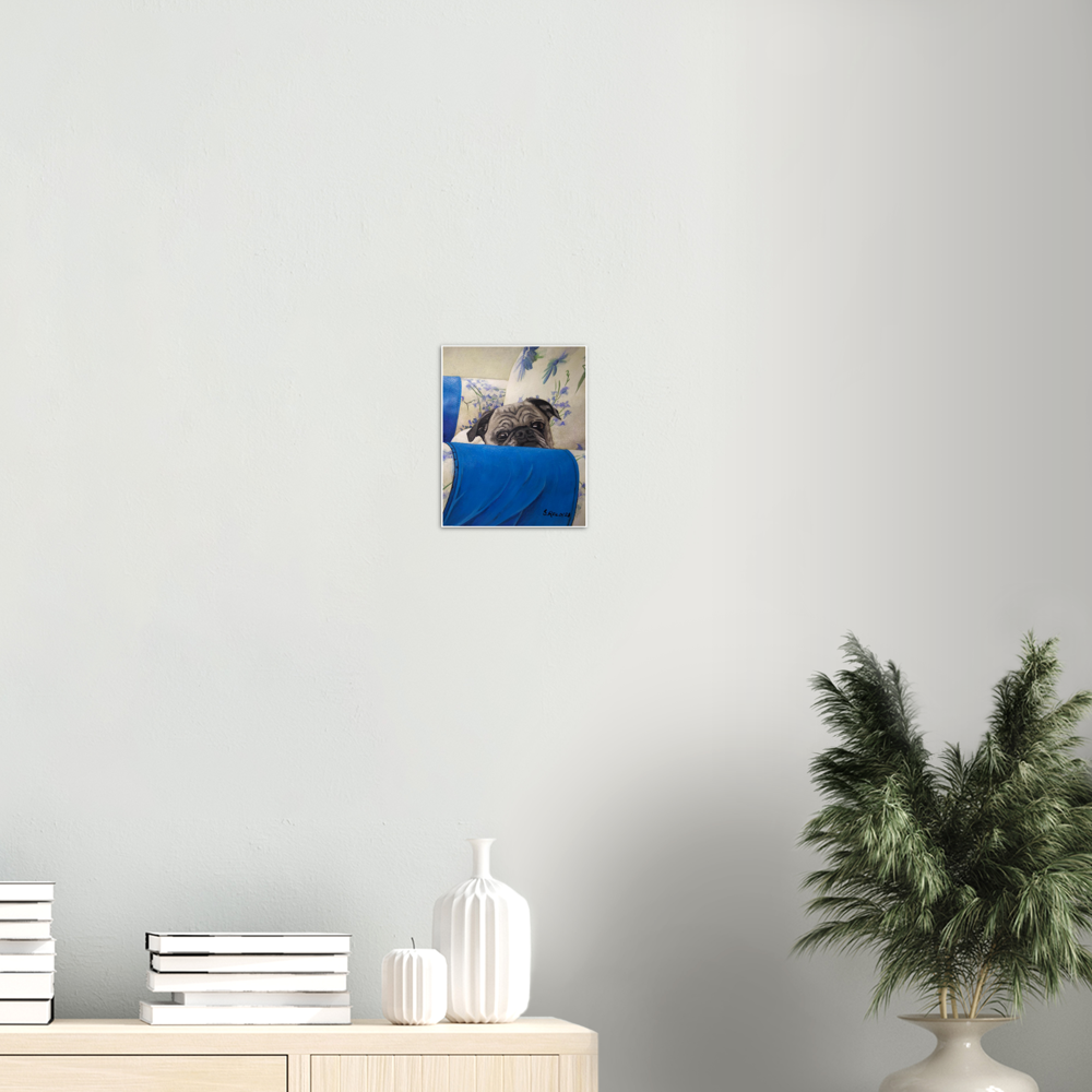 Premium Matte Print (Armchair Pug)