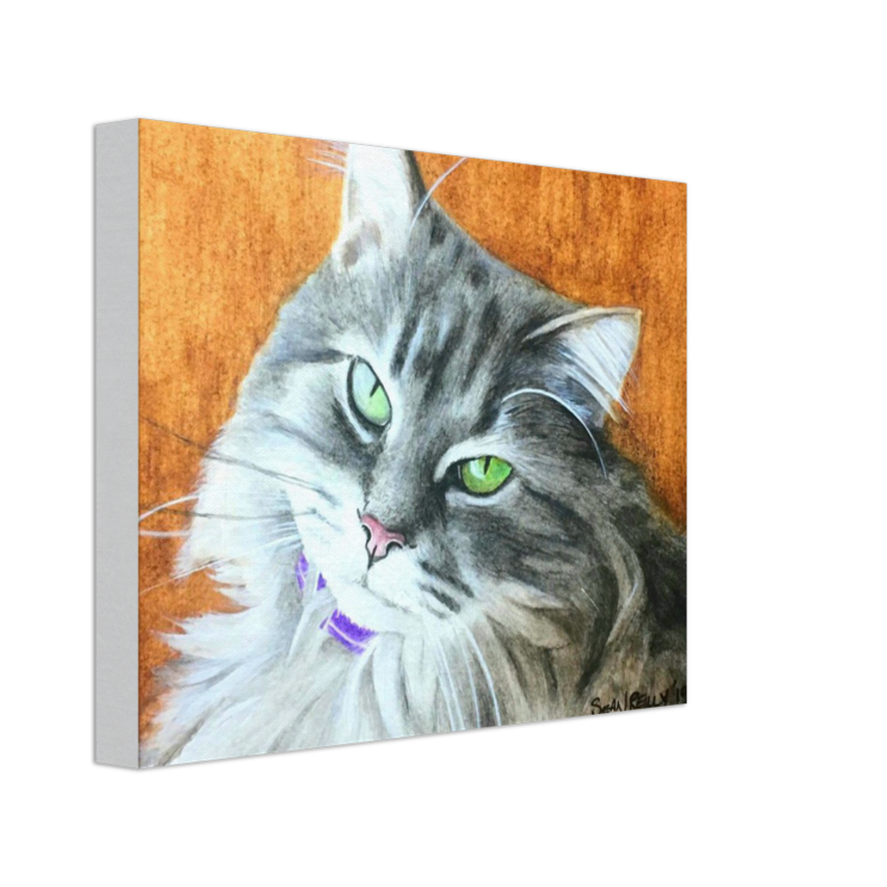 Custom Canvas Print (Yellow-Back Cat)