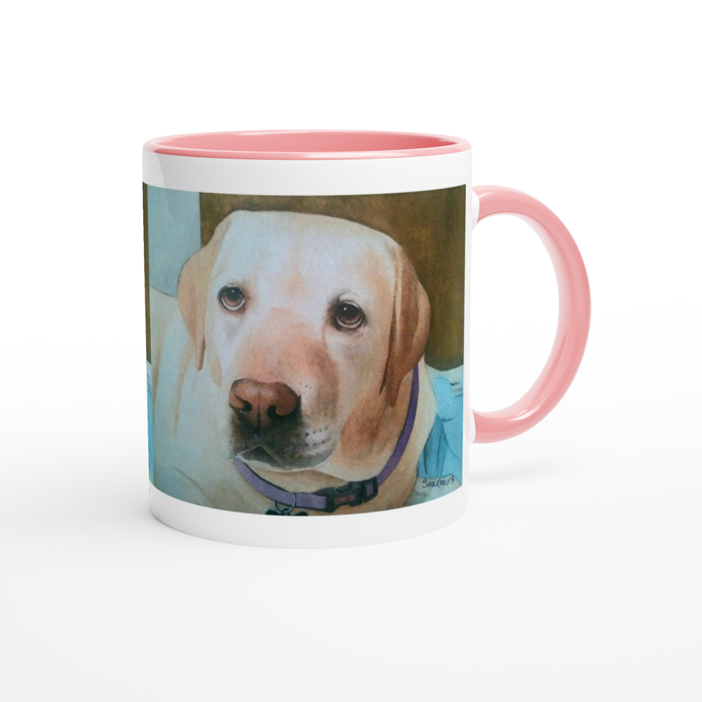Custom Mug with Color Inside (LucyFace)