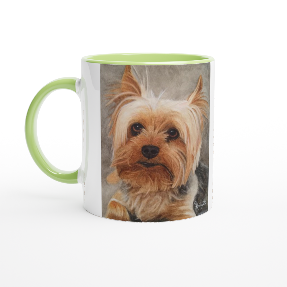 Custom Mug with Color Inside (YorkyFace)