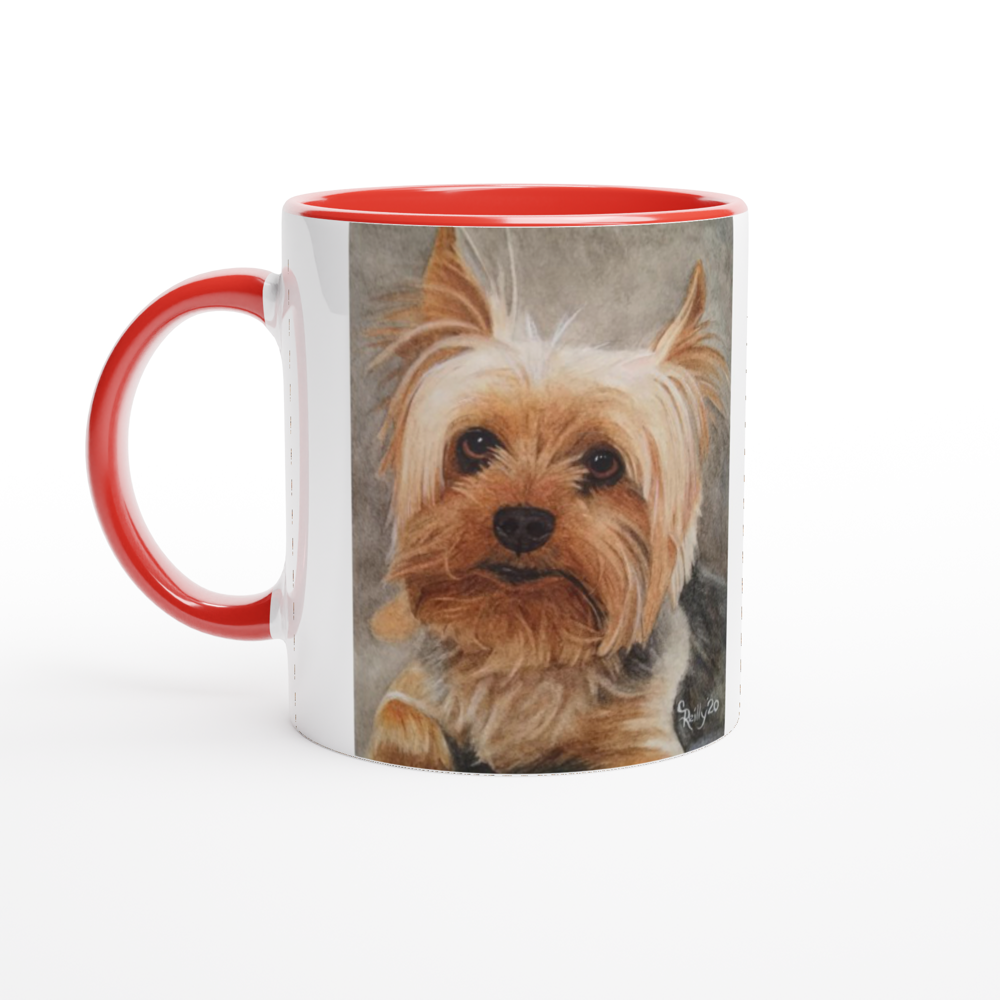 Custom Mug with Color Inside (YorkyFace)