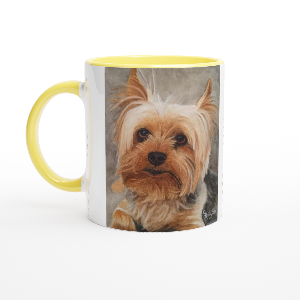 Custom Mug with Color Inside (YorkyFace)