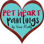 Pet Heart Paintings