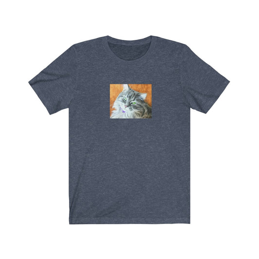 Custom T-Shirt (Yellow-Back Cat)