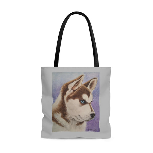 Custom Tote Bag (Huskie Pup)
