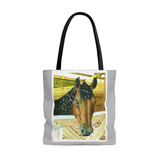 Custom Tote Bag (Cedar Chip Horse