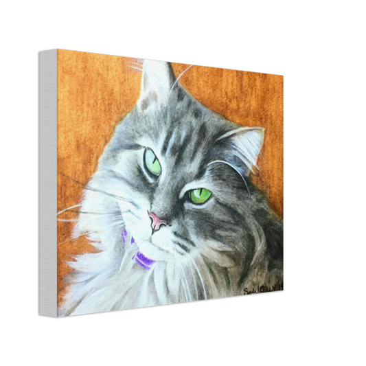 Custom Canvas Print (Yellow-Back Cat)