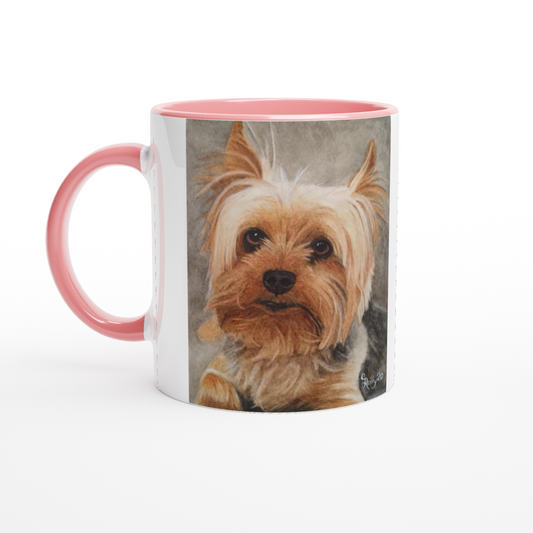 Custom Mug with Color Inside (YorkyFace)